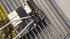 How To Solder Wires to iPhone 6 Battery Connector To Use External Power Supply