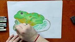 Jak narysować żabę? II How to draw a frog