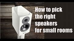 The best speakers for small rooms