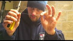 How to make a 3 hook flapper rig - Sea fishing rigs