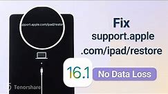 [5 Methods] How to Fix support.apple.com/ipad/restore on iPadOS 16 / 17