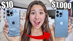 Fixing The Most Destroyed iPhones & Selling Them!