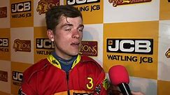 📹 VIDEO INTERVIEW A superb 13... - Leicester Lions Speedway