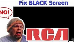 Fix RCA TV Black Screen NOT TURNING ON No Power (Smart Roku Class HDTV Series 4k Broken Television)