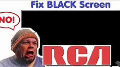 Fix RCA TV Black Screen NOT TURNING ON No Power (Smart Roku Class HDTV Series 4k Broken Television)
