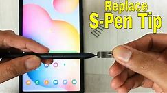 Samsung Galaxy Tab S6 Lite Replacement S-Pen Tips | How to change S Pen Nibs