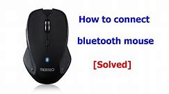 how to setup connect pair Bluetooth wireless mouse memteq with windows, Solved 2021