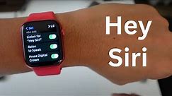 How To Setup Siri On Apple Watch In 2 Minutes Or Less!