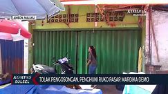 Tolak Pengosongan, Penghuni Ruko Pasar Mardika Demo