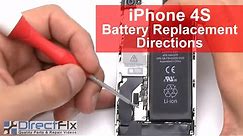How to Replace the iPhone 4S Battery in 2 Minutes | DirectFix