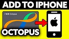 How To Add Octopus Card to IPhone (2024)