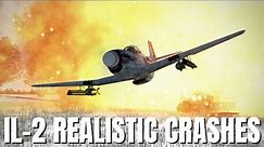 Kamikazes, Explosions & Realistic Plane Crashes! V178 | IL-2 Sturmovik Flight Sim Crashes
