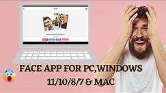 How to Download & Run FaceApp on PC, Windows 11/10/8/7 & Mac 2024 #faceapp