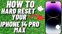 How To Hard Reset iPhone 14 Pro Max When Frozen | Force Restart Iphone 14 Pro Max