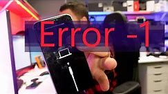 How to fix iPhone 11 Error -1 Easy and Simple | بكل التفاصيل