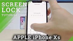 How to Add Passcode in iPhone Xs - Set Up Screen Lock in iOS