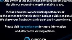 AT&T (DIRECTV) + Nexstar Dispute slide (2019, semi-complete broadcast loop)