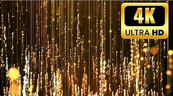 Gold Glitter Background | 4K Art TV Screensaver Video