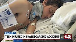 Teen injured in skateboarding accident