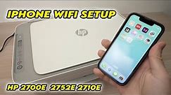 Connect iPhone to HP Deskjet 2700e 2752e 2710e Printer Over Wi-Fi FULL SETUP