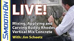 Live Buddy Rhodes Vertical Mix™ Carvable Concrete Event