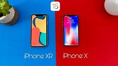 iPhone X vs iPhone XR Speed Test in iOS 15 | App & Gaming Performance