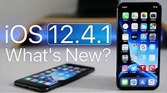 iOS 12.4.1 is Out! - What's New?