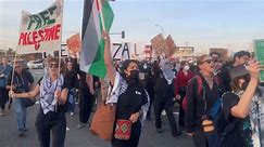 Pro-Palestine Protesters Block Traffic Near LAX