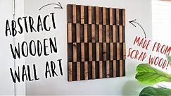 Abstract Wooden Wall Art | How To Make