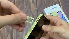 How to Insert SIM card and MicroSD card on Samsung Galaxy A15