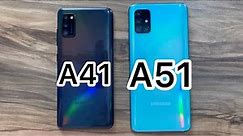 Samsung Galaxy A41 vs Samsung Galaxy A51 in 2023