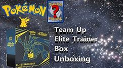 Pokemon TCG Team Up Elite Trainer Box Unboxing