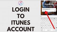 How to Login to iTunes Account | iTunes Login Sign In 2021