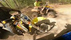 ATVs and 2-Stroke 250 in Uwharrie Forest, North Carolina!