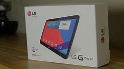 LG G Pad 10.1 Tablet Unboxing and Demo Review