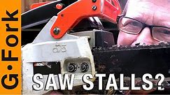 Your Chainsaw Stalls? You Can Fix It, Here's How