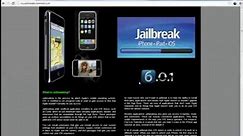 How to Jailbreak iPhone 3GS 6.0.1 Untethered!!