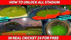 How To Unlock Stadiums In Real Cricket 24 | Real Cricket 24 Unlock Everything | Real Cricket 24