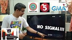 NO SIGNAL SA TV PLUS PAANO iTROUBLE SHOOT (FOR FIRST TIME USER OF ABS CBN TV PLUS)