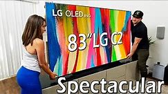 83" LG C2 - Spectacular Giant OLED TV
