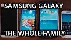 Galaxy S4, Mega, Note 3, S4 Mini, S3 Mini - The Entire Family Interview & Comparison