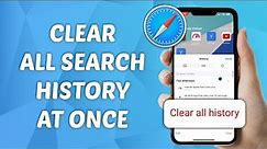 How to Clear All Search History on Safari in iOS 17