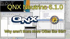QNX Neutrino 6.1 (2001) (part 1 - intro) - widely successful but underappreciated outside embedded