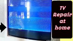 Black Bottom On Crt TV | Lg Tv Repair | Crt Tv Small Screen Problem
