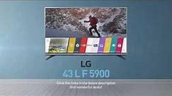 LG 43LF5900 1080p Smart LED TV // Full Specs Review