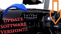 Kia Entertainment Unit Software Version Update | November 5, 2021 | New Map Feature | Sunroof Access