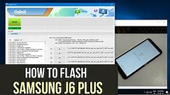 How to Flash Samsung J6 Plus (J610F) with Odin Flash tool