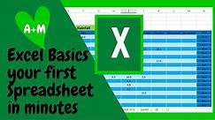 Excel beginner's tutorial: create your first spreadsheet in minutes