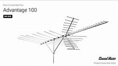 How to Assemble the Advantage 100 Outdoor TV Antenna [CM-3020] | Channel Master