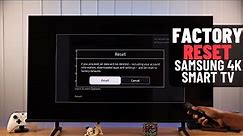 Samsung Smart TV: How to Factory Reset! [Back to Original Settings]